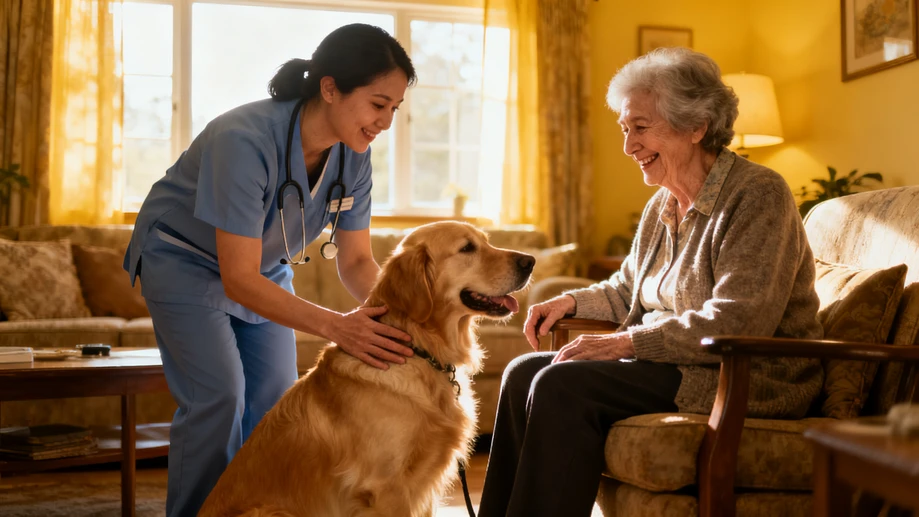 The Unexpected Role of Pet Therapy in Enhancing Home Caregiving Outcomes